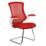 Nautilus Designs Luna Medium Back Cantilever/Visitor Chair Red