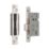 Smith & Locke Fire Rated  5 Lever Polished Chrome BS Sash Lock 65mm Case - 44mm Backset