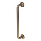 Rothley Angled Household Grab Rail Antique Brass 457mm