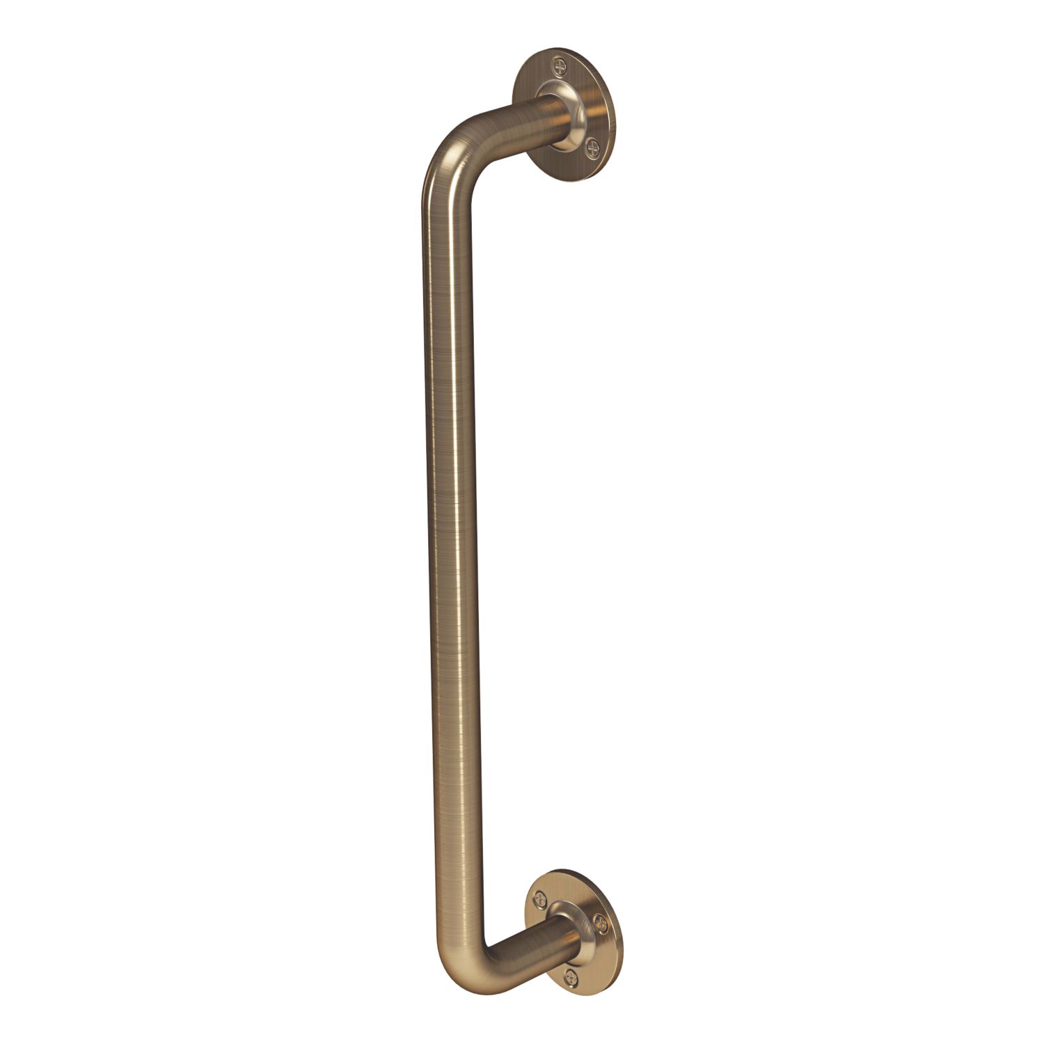 Rothley Angled Household Grab Rail Antique Brass 457mm (826RG)