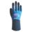 Wonder Grip WG-318 Aqua Gloves Blue X Large
