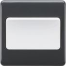 Knightsbridge Part M 10AX 1-Gang 2-Way Light Switch  Anthracite