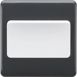 Knightsbridge Part M 10AX 1-Gang 2-Way Light Switch  Anthracite