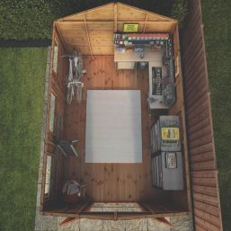 Mercia Modular 10' x 14' 6" (Nominal) Apex Shiplap T&G Timber Workshop