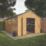 Mercia Modular 10' x 14' 6" (Nominal) Apex Shiplap T&G Timber Workshop
