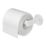 Swirl Caldew Toilet Roll Holder White