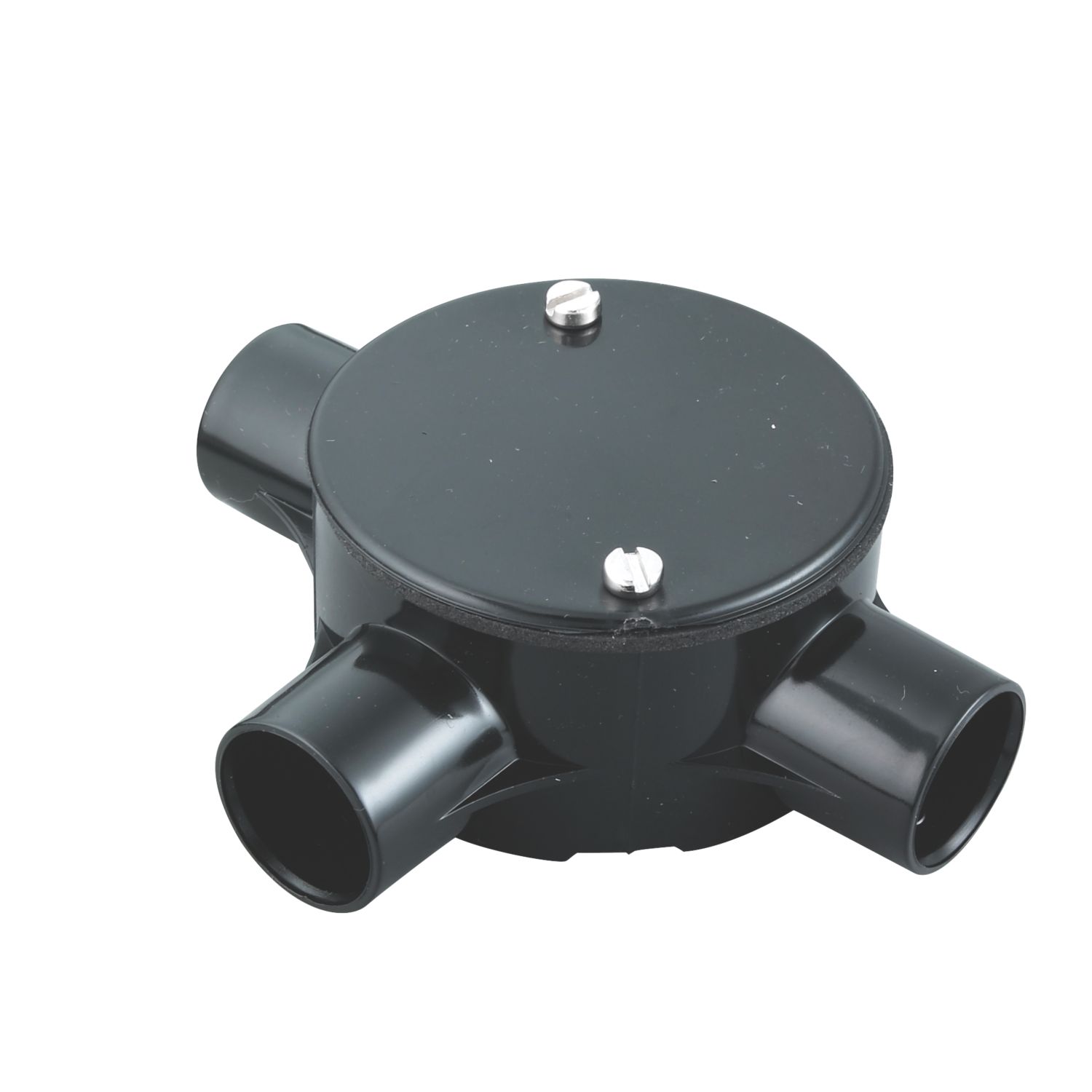 Tower 3 Way 20mm Tee Box Black (82706)