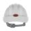 JSP EVO2 Mid Peak Slip-Ratchet Vented Safety Helmet White