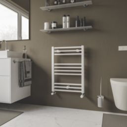 Ximax 677mm x 500mm 928BTU White Flat Designer Towel Radiator