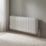Flomasta 300mm x 785mm 2313BTU White Horizontal 4 Column Radiator