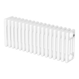 Flomasta 300mm x 785mm 2313BTU White Horizontal 4 Column Radiator