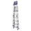 Werner Aluminium 1.89m 6 Step Platform Step Ladder With Handrail
