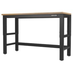 Bunker  Workbench with Hardwood Worktop 1550mm x 610mm x 760-1065mm