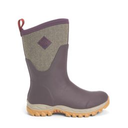 Muck Boots Arctic Sport Mid Size 6 Womens Wine Non Safety Wellies