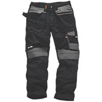 Scruffs 3D Trade Trousers Black / Grey 30" W 30" L