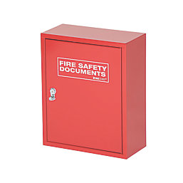 Firechief  Seal Latch Fire Document Cabinet 300mm x 140mm x 370mm Red