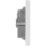 British General 900 Series 13A 2-Gang SP Switched Smart Socket White