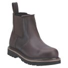 Amblers AS231 Size 10  Brown Waterproof Steel Toe Cap Safety Dealer Boots