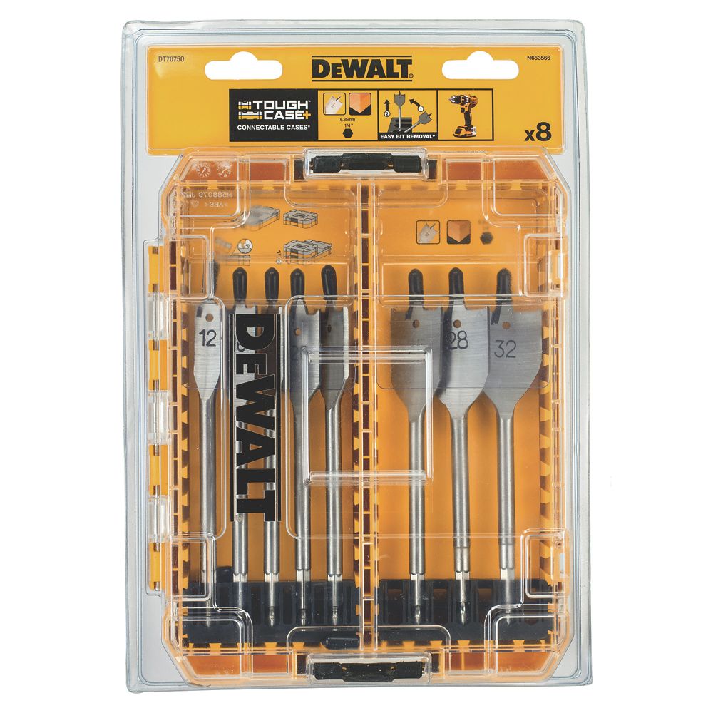 Dewalt wood best sale drill bit set