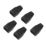 Labgear RJ45 PVC Boots 8mm Black 5 Pack