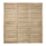 Forest  Single-Slatted  Garden Fence Panel Natural Timber 6' x 6' Pack of 4