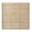 Forest  Single-Slatted  Fence Panels Natural Timber 6' x 6' Pack of 4