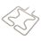 Bosch 00447450  Oven Bottom Heating Element 1300W