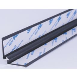 Splashwall Internal Corner Matt Anthracite 600mm x 4mm