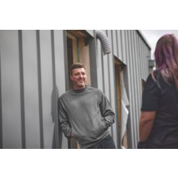 Scruffs  Eco Worker Sweatshirt Graphite Medium 45.7" Chest