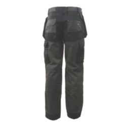 Stanley Austin Work Trousers Grey/Black 40" W 31" L