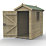 Forest Timberdale 4' 6" x 6' 6" (Nominal) Apex Tongue & Groove Timber Shed with Assembly