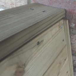 Shire Triangular T&G PT 2' 6" x 1' 6" (Nominal) Timber Log Store