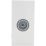 British General  Modular Coaxial TV / FM / DAB Return Socket White