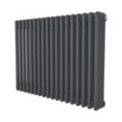 Azur 600mm x 830mm 3514BTU Anthracite Horizontal 3 Column Radiator