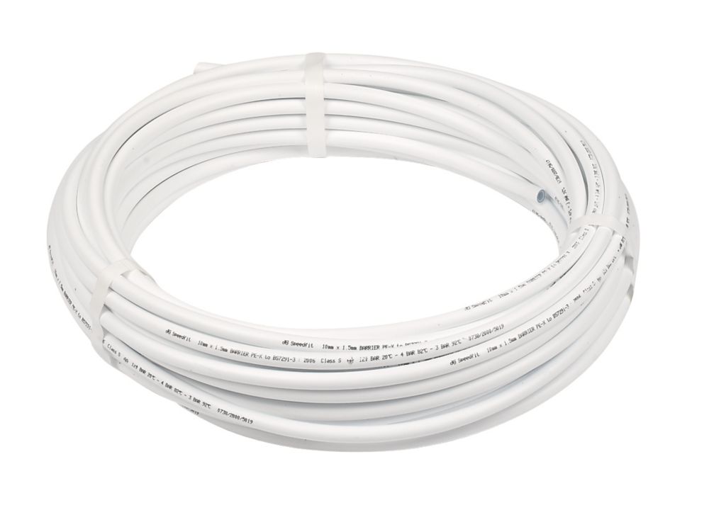 JG Speedfit 10BPEX-25C  BPEX Coil Barrier Pipe 10mm x 25m White