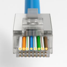 Labgear RJ45 8P/8C Cat5e STP Feed-Thru Plugs 100 Pack