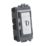 Knightsbridge  20AX Grid SP Emergency Lighting Test Key Switch Polished Chrome