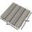 Apollo Grey Composite Interlocking Decking Tiles 24mm x 0.3m x 0.3m 9 Pack