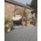 Apollo Grey Composite Interlocking Decking Tiles 24mm x 0.3m x 0.3m 9 Pack