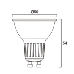 Sylvania RefLed Platinum  GU10 LED Light Bulb 360lm 2W