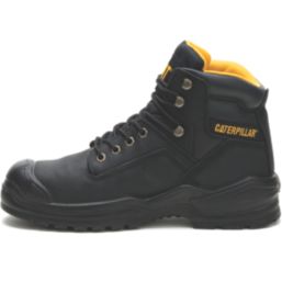 CAT Striver Max S3 Size 10  Black Water-Resistant Steel Toe Cap Safety Boots
