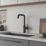 ETAL Caprise Industrial Style Kitchen Mixer Tap Matt Black