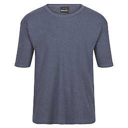 Regatta Professional Short Sleeve Base Layer Thermal T-Shirt Denim Blue Medium 39 1/2" Chest