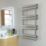 Time 990mm x 500mm 1994BTU Silver Flat Designer Towel Radiator