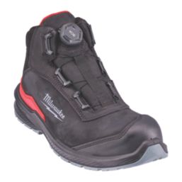 Milwaukee Boa Flextred Size 10  Black Water-Resistant  Safety Boots