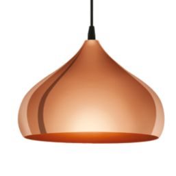 Eglo Hapton Single Pendant Light Copper