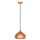 Eglo Hapton Single Pendant Light Copper