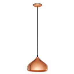Eglo Hapton Single Pendant Light Copper