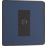 British General Evolve 1-Gang Coaxial TV / FM Socket Blue with Black Inserts