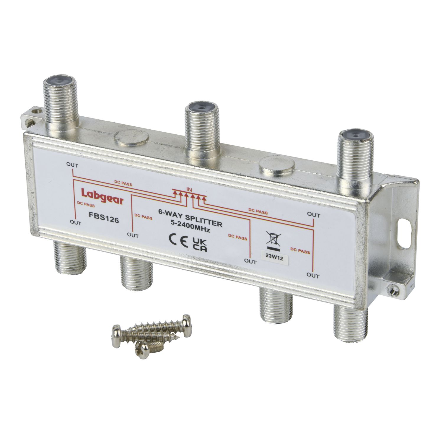 Labgear 6-Way Splitter (828RG)